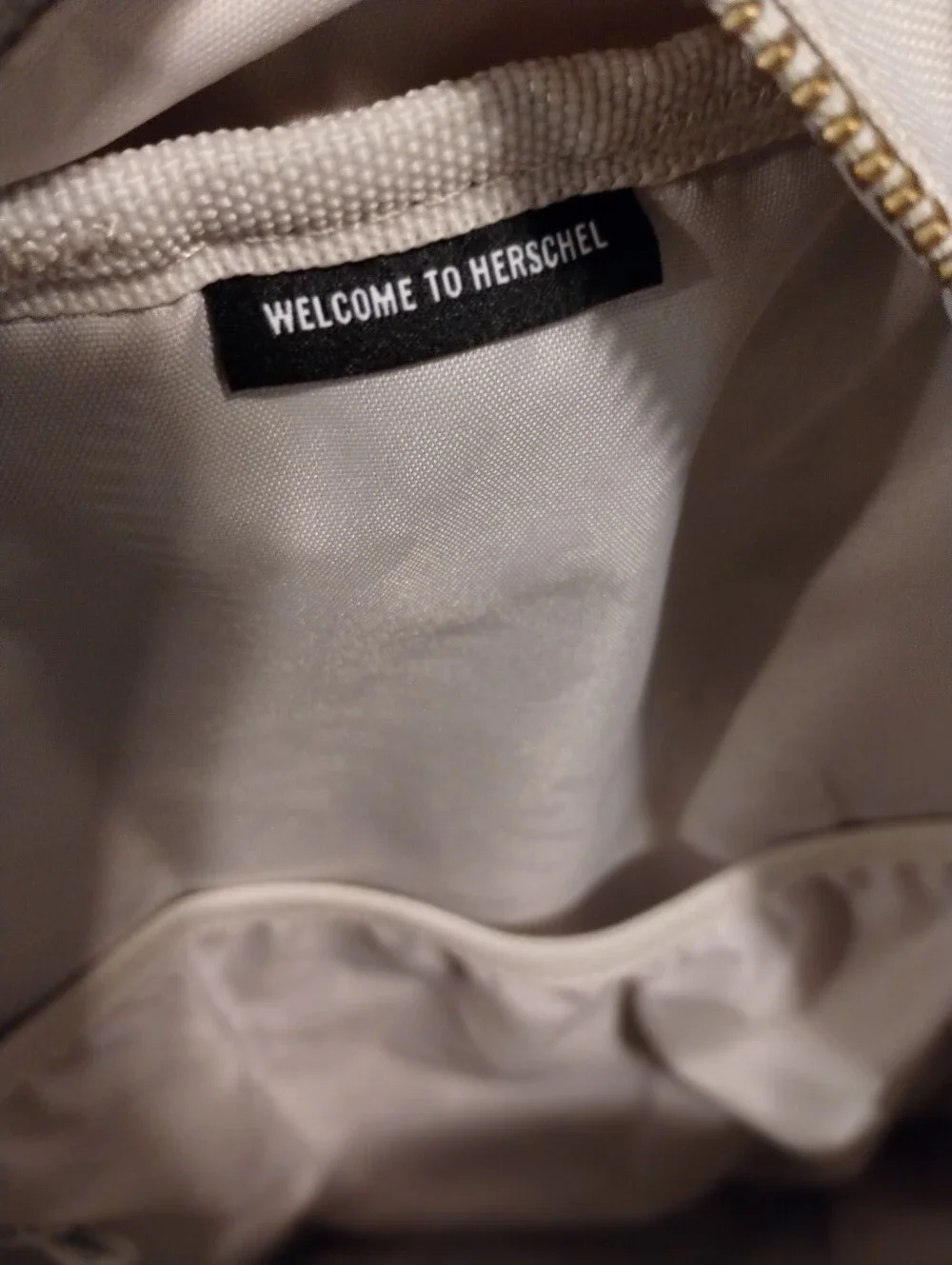 Herschel Nova Mid-Volume Eco Backpack Ivory Olive Green Recycle Reuse 18L